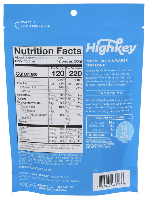 Vanilla Wafers Cookies, 2 oz