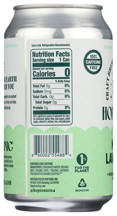 Sparkling Tea, Mint Lavender, 12 fl oz