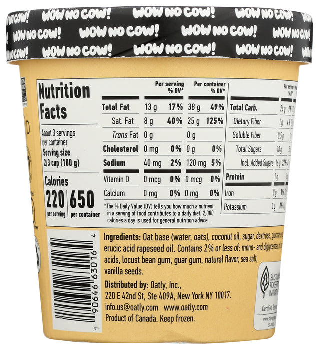 Vanilla Ice Cream, Non-Dairy, 1 pint