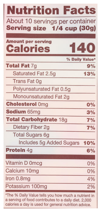 Peanut Butter Homestyle Granola, GF, 11 oz