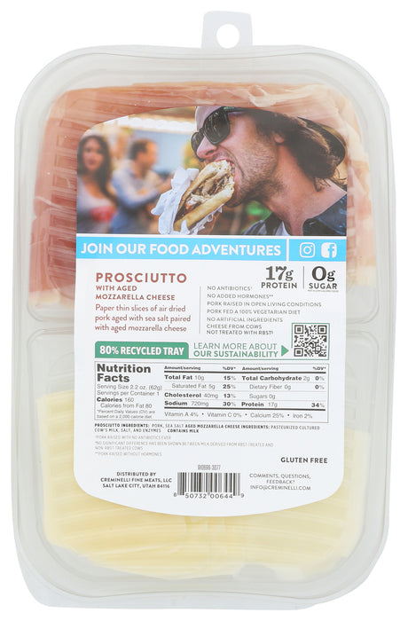 Prosciutto with Mozzarella, 2.2 oz
