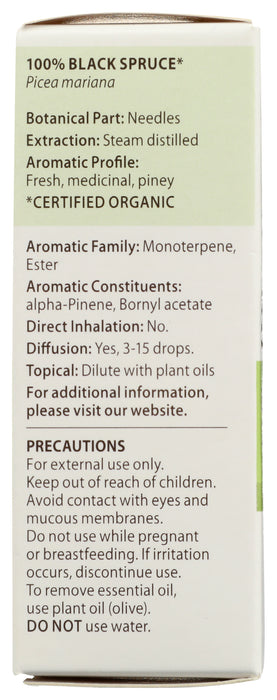 Black Spruce Essential Oil, Org, 5 ml