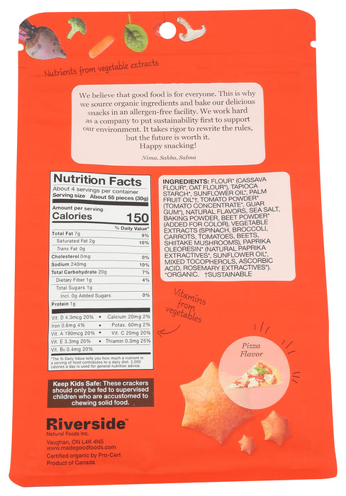 Star Puffed Crackers, Pizza, GF Org, 4.26 oz