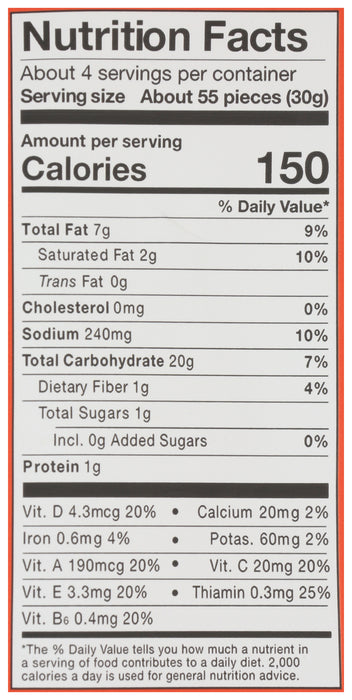 Star Puffed Crackers, Pizza, GF Org, 4.26 oz