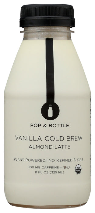Vanilla Cold Brew Almond Latte, Org, 11 floz