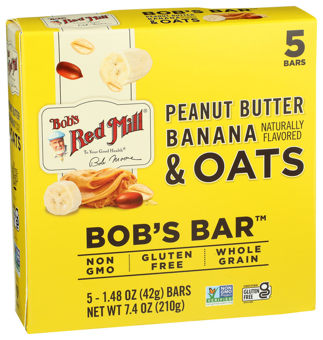 Oat Peanut Butter Banana Bar, GF, 5/1.48 oz