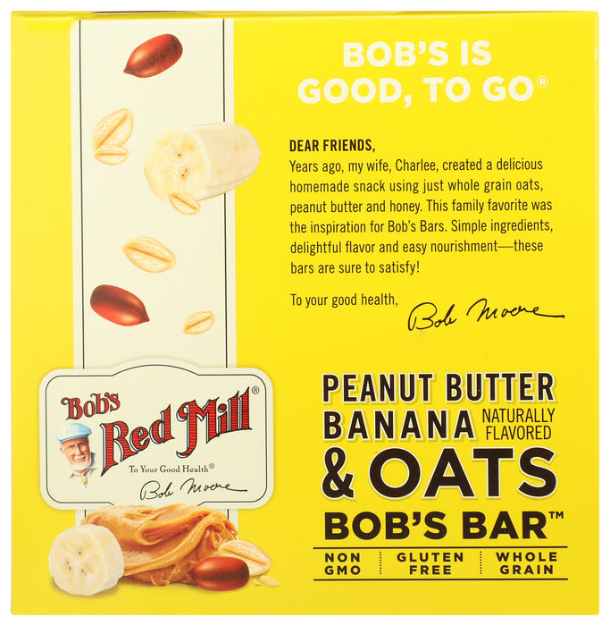 Oat Peanut Butter Banana Bar, GF, 5/1.48 oz