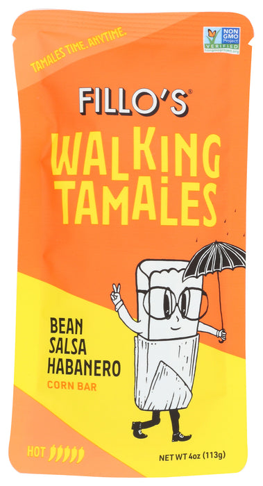 Walking Tamales, Bean Salsa Habanero, 4 oz