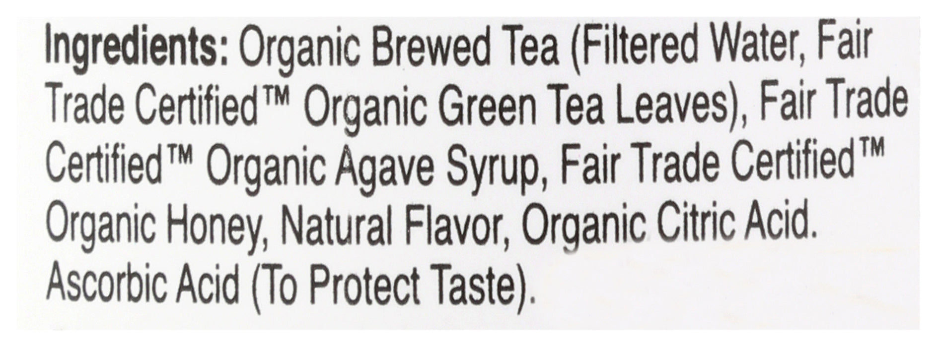Honey Green Tea, Org, 16 fl oz
