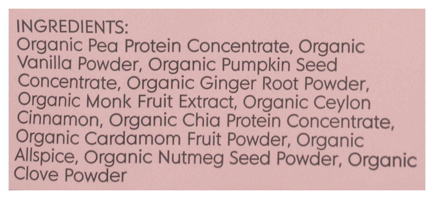 Plant Based Protein, Vanilla Chai, Org, 20 Serv/21.59 oz