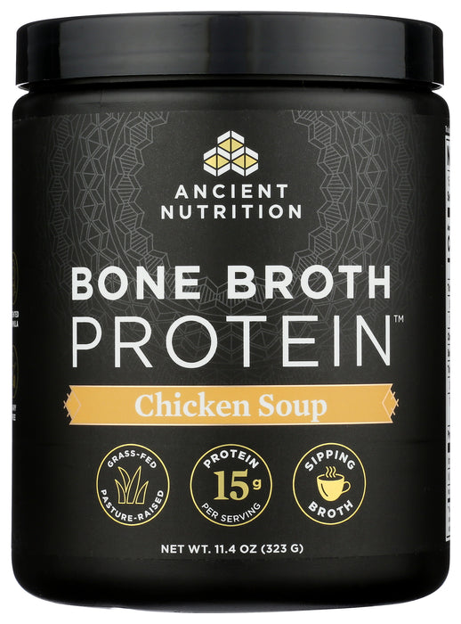 Bone Broth Protein, Savory Chicken Soup, 15 Serv/323 g