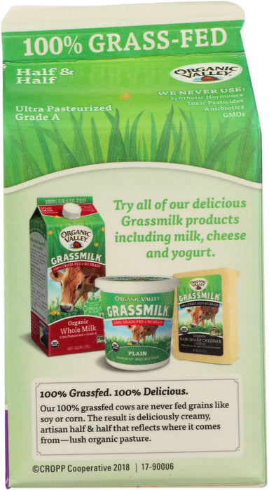 Half & Half Grassmilk, Org, 1 Pint