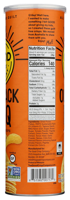 Outback BBQ Potato Crisps, GF, 5.6 oz