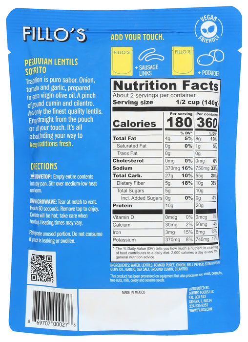 Peruvian Lentils, 10 oz