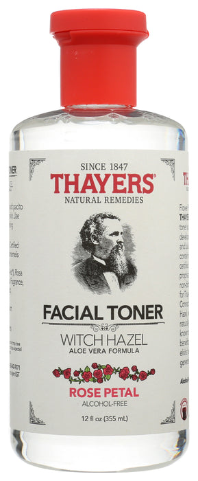 Which Hazel Facial Toner Alcohol Free, Rose Petal, 12 floz