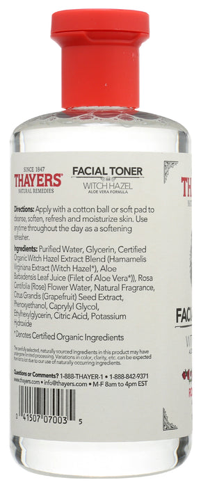 Which Hazel Facial Toner Alcohol Free, Rose Petal, 12 floz