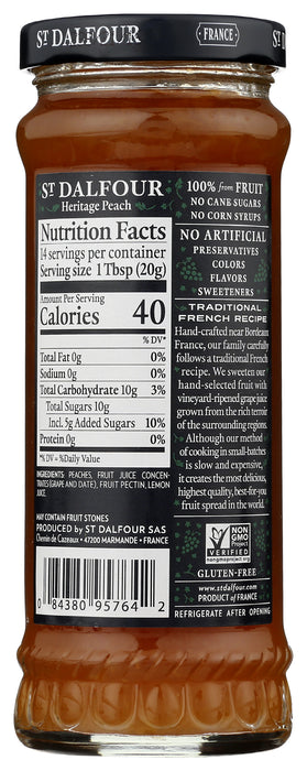 Heritage Peach Fruit Spread, 10 oz