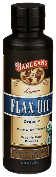 Lignan Flax Oil, Org, 8 fl oz