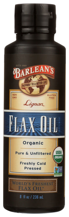 Lignan Flax Oil, Org, 8 fl oz