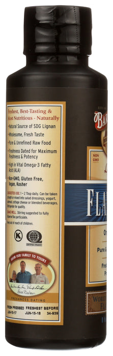 Lignan Flax Oil, Org, 8 fl oz