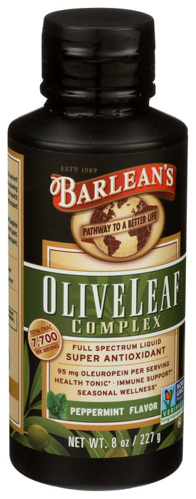 Olive Leaf Complex, Peppermint Flavor, 8 fl oz