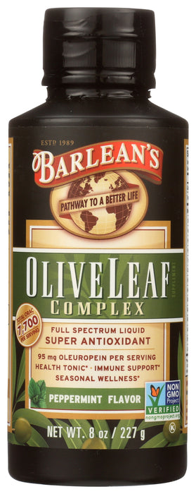 Olive Leaf Complex, Peppermint Flavor, 8 fl oz