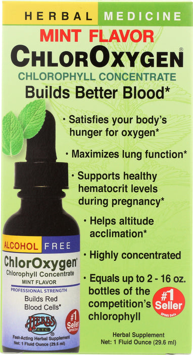 ChlorOxygen Chlorophyll Concentrate, AF Mint, 1 floz