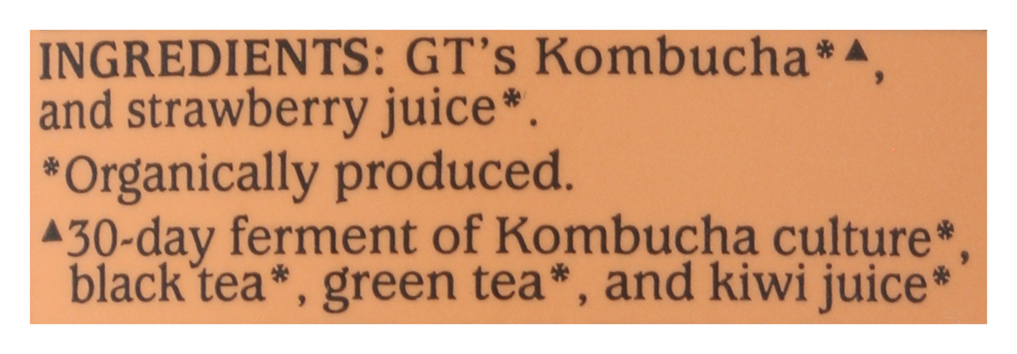 Synergy Raw Kombucha, Strawberry, Org, 16 floz