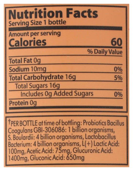 Synergy Raw Kombucha, Strawberry, Org, 16 floz