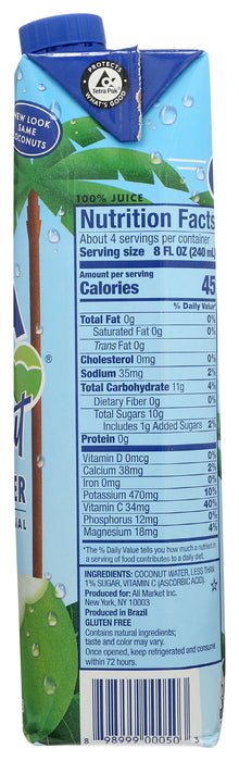 Coconut Water Pure, 33.8 floz