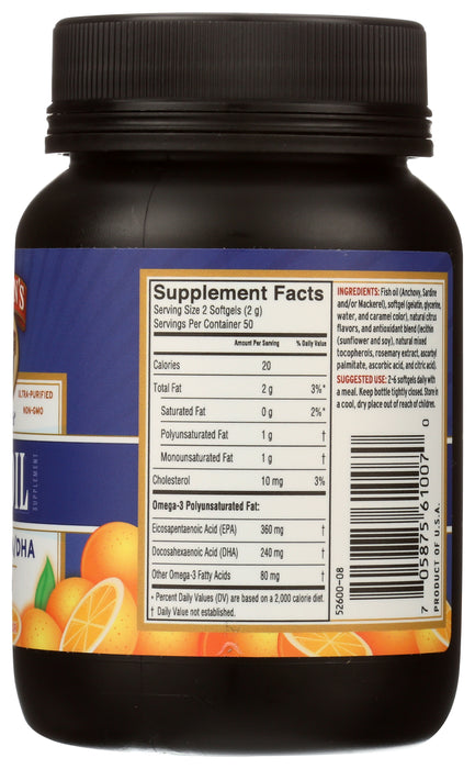 Signature Fish Oil, 100 sgel