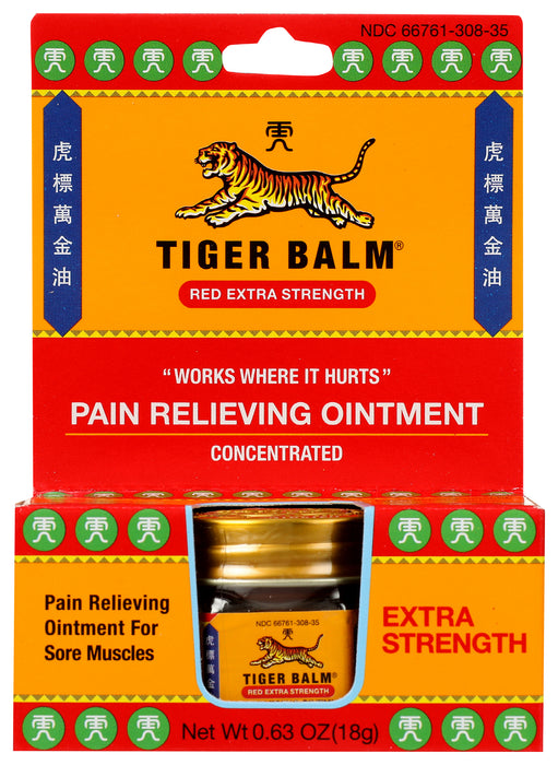 Pain Relieving Ointment, Red Extra Strength, 0.63 oz
