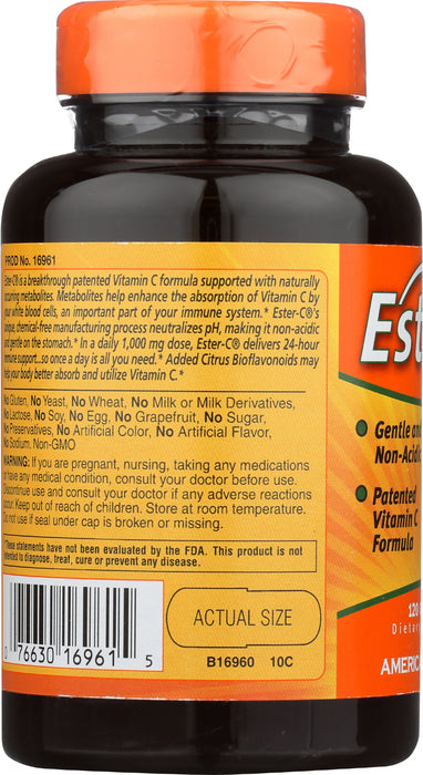 Ester-C w/Citrus Bioflavonoids 500mg, 120 vcap