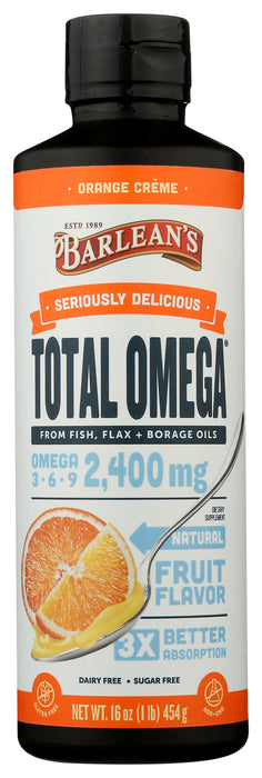 Total Omega Swirl with Fish oil, Orange Cream, 16 fl oz