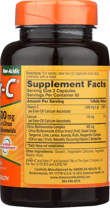 Ester-C w/Citrus Bioflavonoids 500mg, 120 vcap