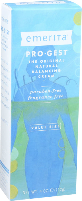 Pro-Gest Balancing Cream, Fragrance Free, 4 oz
