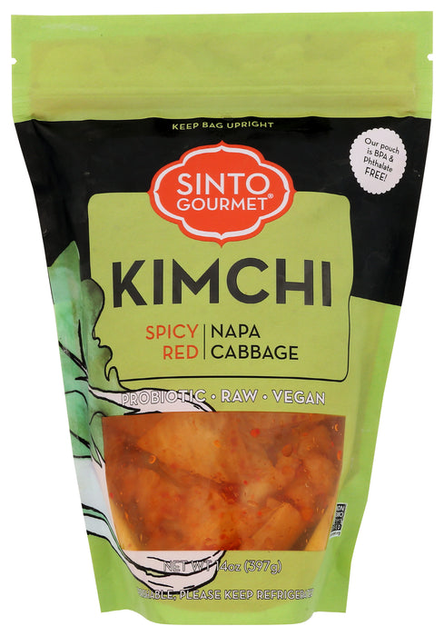 Kimchi Napa Cabbage, Spicy Red, 14 oz