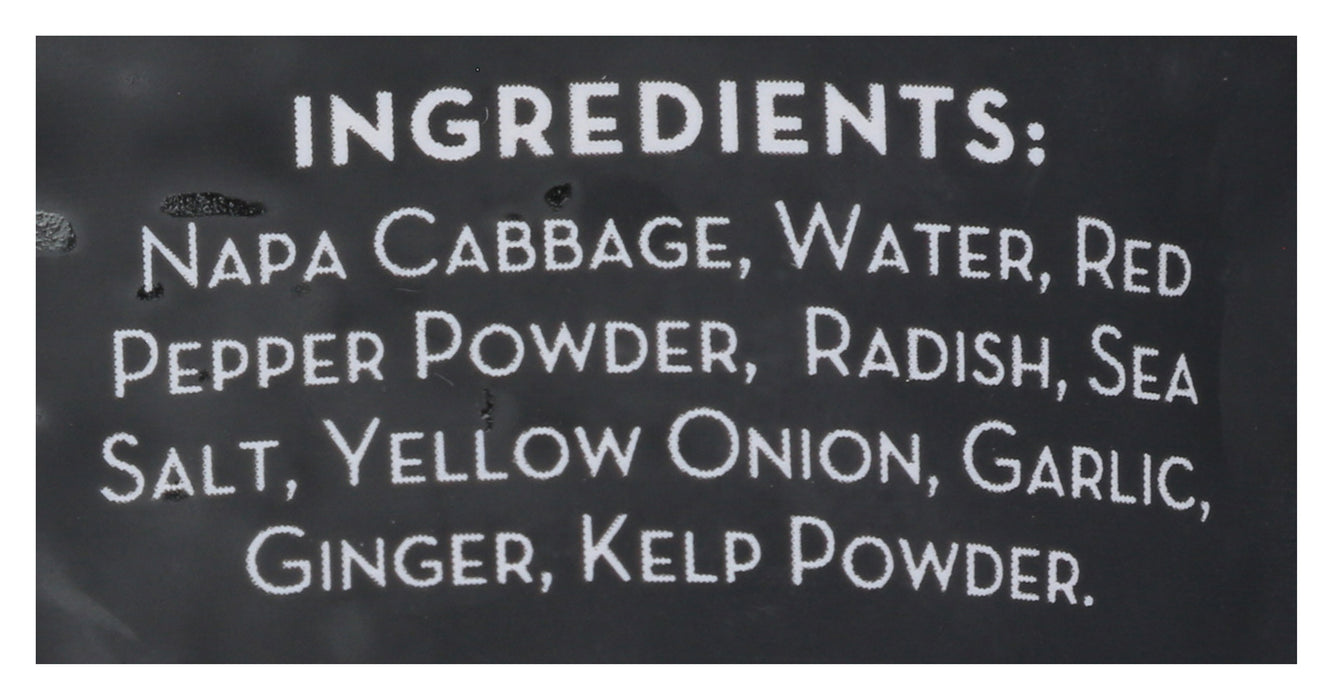 Kimchi Napa Cabbage, Spicy Red, 14 oz