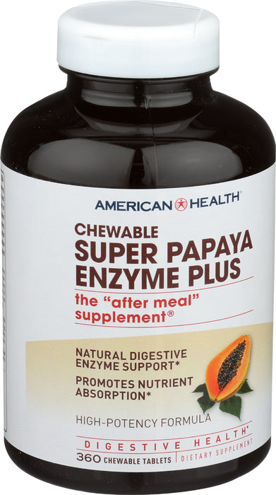 Super Papaya Enzyme Plus, 360 chew