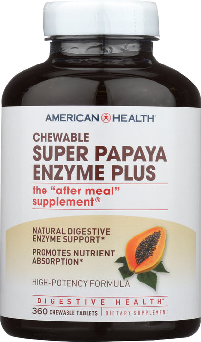 Super Papaya Enzyme Plus, 360 chew