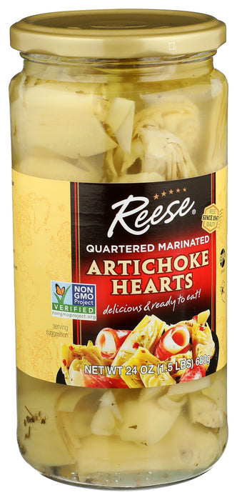 Artichoke Hearts, Quartered Marinated, 24 oz
