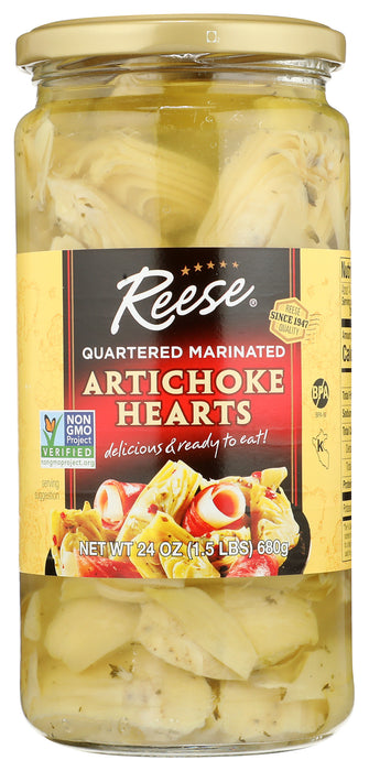 Artichoke Hearts, Quartered Marinated, 24 oz
