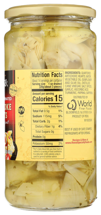 Artichoke Hearts, Quartered Marinated, 24 oz