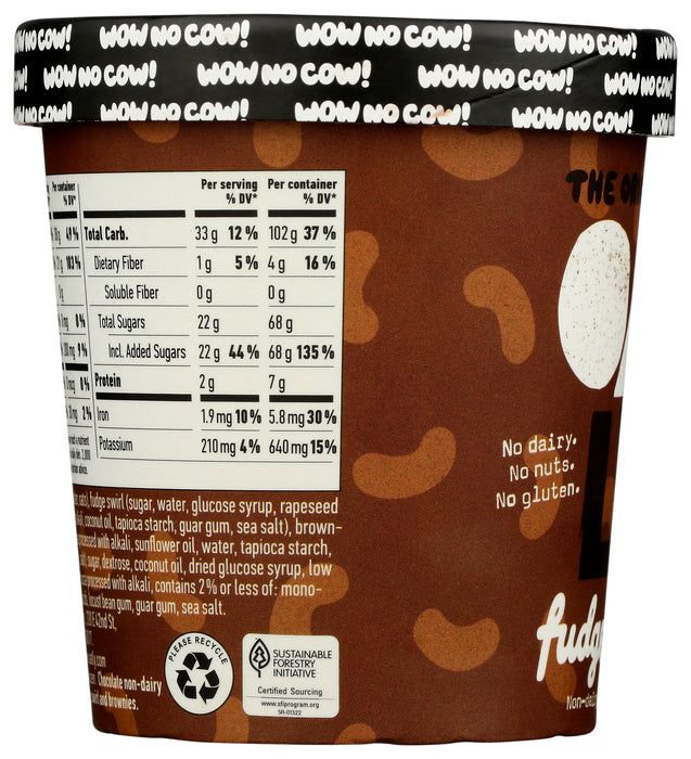Fudge Brownie Ice Cream, Non-Dairy, 1 pint