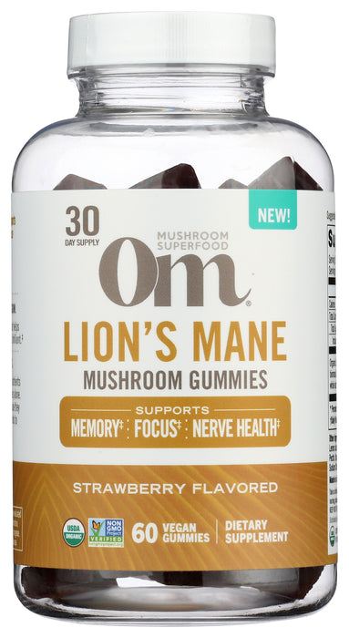 Lion's Mane Mushroom Gummies, 60 vgummy