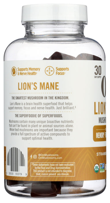 Lion's Mane Mushroom Gummies, 60 vgummy