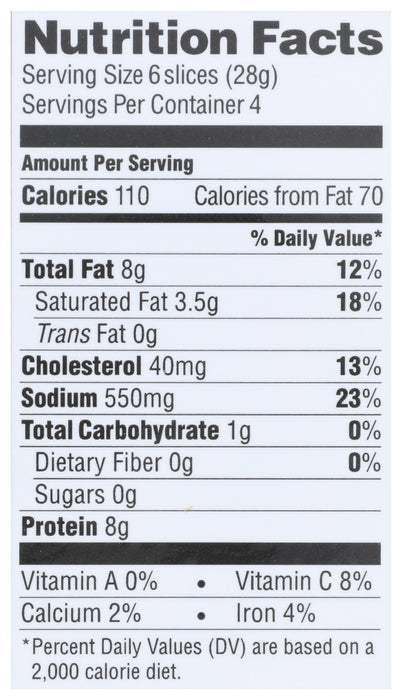 Uncured Genoa Salame, 4 oz