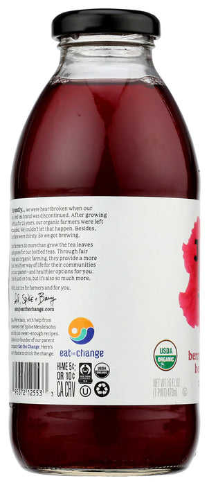 Berry Hibiscus Caffeine Free Tea, Org, 16 fl oz