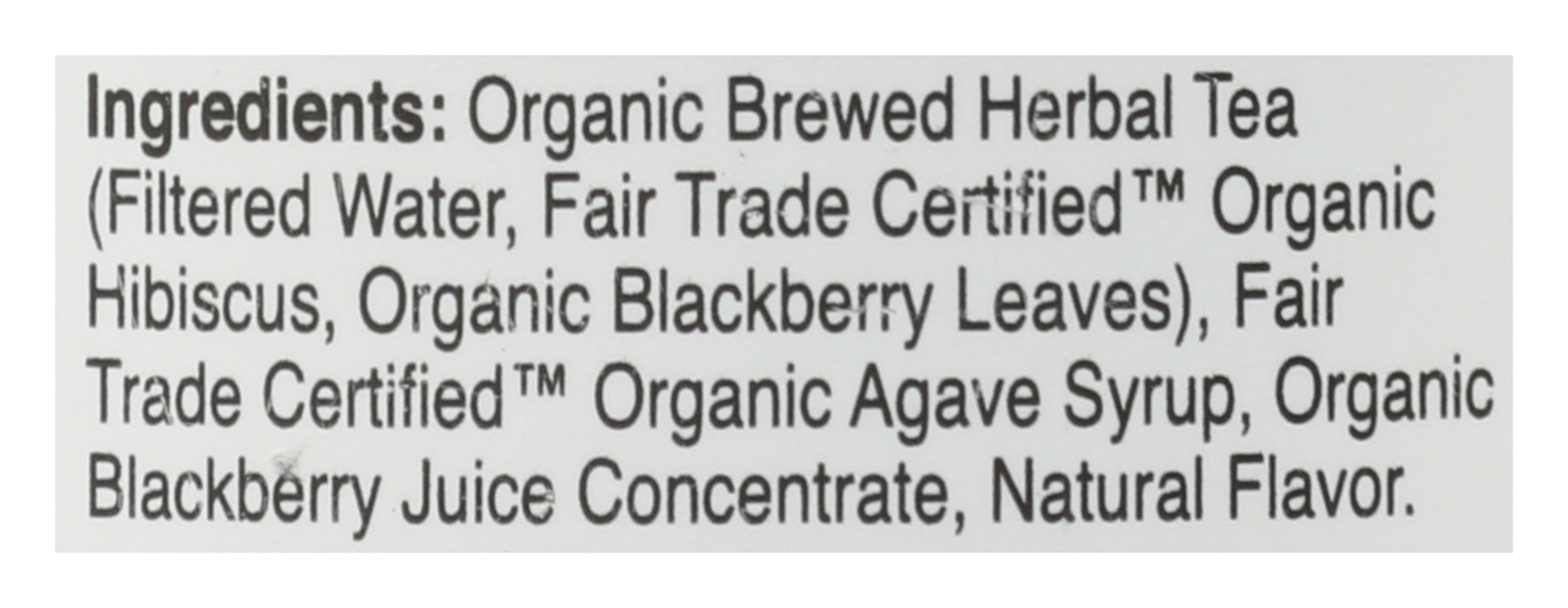 Berry Hibiscus Caffeine Free Tea, Org, 16 fl oz