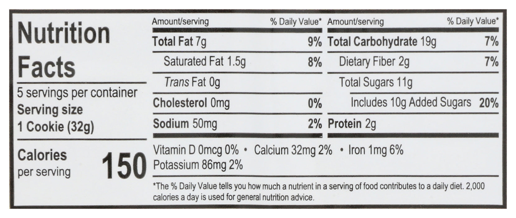 Flax Chocolate Chip Cookies, GF, 5.6 oz